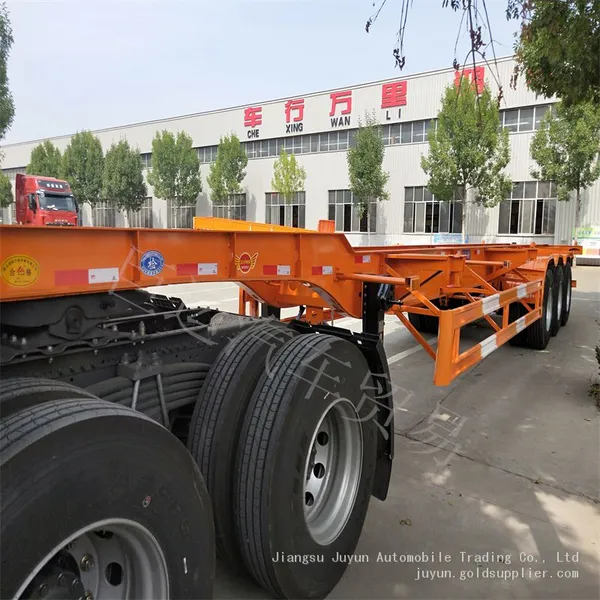 Export Container Semi-trailer Skeleton Semi-trailer 40 Foot Semi-trailer photo-4