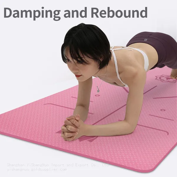 Tpe Yoga Mat Amazon Eco Friendly Exercise & Workout Agaro Yoga Mat photo-3