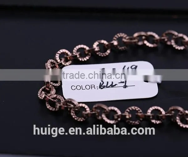 Ornate Jewelry Chain Decorative Chain /coffee Gold Plated Necklace photo-6