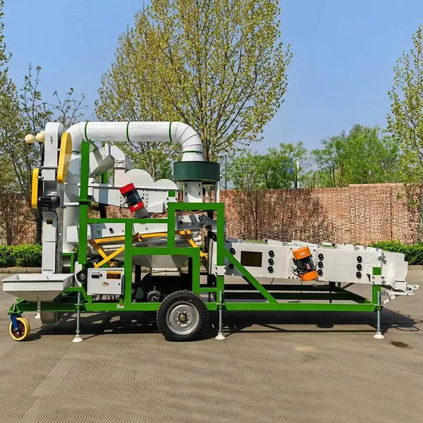 5XFZ-10 Combined Wheat Seed Cleaning and Grading Machine Barley Naked Oats Buckwheat Fine Cleaner With Gravity Separator Wind Sorter photo-4