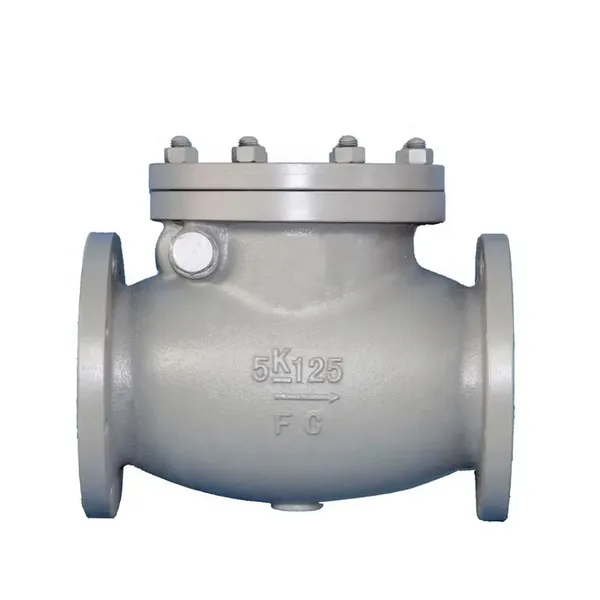 JIS Check Valve F7363 Marine China Marine Valves 10K 150 Right Angle Surge Valve Check Valve