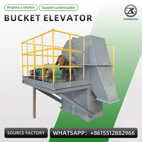 NE Series Bucket Elevator Vertical Conveyor for Grain Cement Sand Coal Powder photo-5