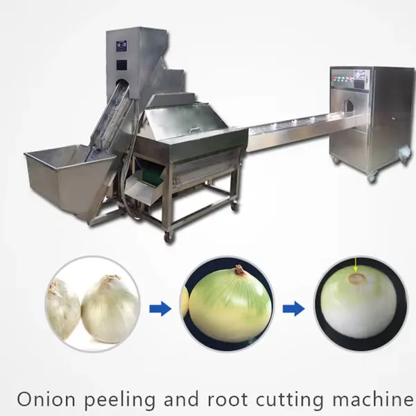 Fresh Onion Peeling Machine--with 1 Belt photo-3