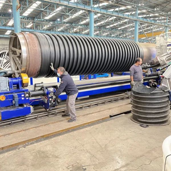 HDPE Spiral Corrugated Pipe Machine photo-3