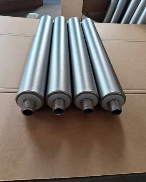Titanium Filter Rod Industrial Grade 50 Micron Porous Metal Filter Element 500mm photo-2
