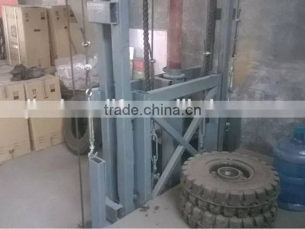 Hydraulic Guiderail Cargo/goods/car Lift Platform photo-6