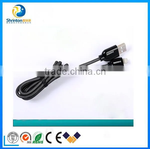Black Color REMAX High Speed Usb Cable and Usb Charger Cable for IPhone5 Iphone6 photo-4