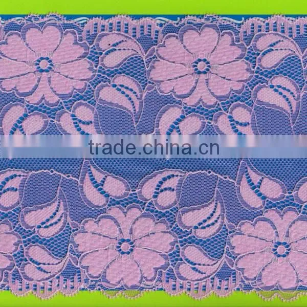 2016 Top Sale Beautiful Flowers Design Lace for Underwear photo-3