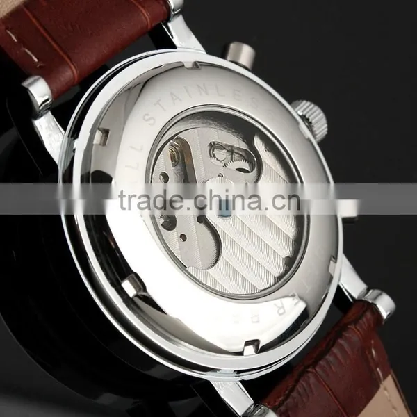 Tourbillon Automatic Leather Watch WM307 photo-5