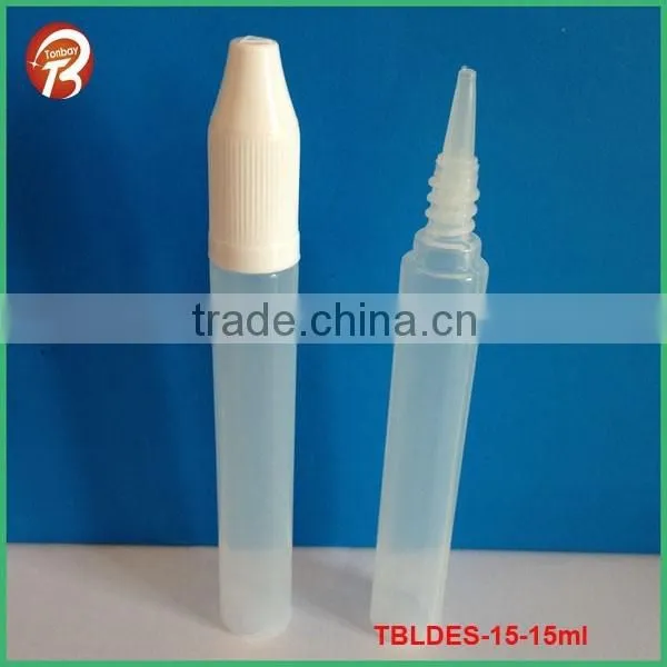 15ml and 30ml LDPE PEN SHAPE E JUICE DROPPER BOTTLE WITH CHILDPROOF CAP TBLDES-15 photo-4