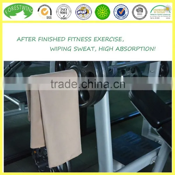 Microfiber Double Side Suede Printed Quick Dry Sports Swimming Beach Towel High Quality