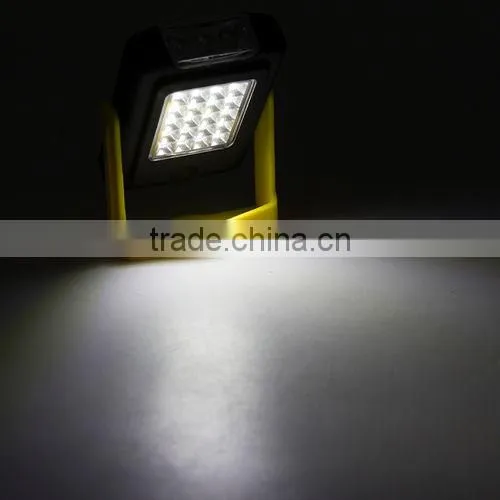 Powerful Rotating Magnetic 3LED + 3W COB Work Light With Hook photo-6