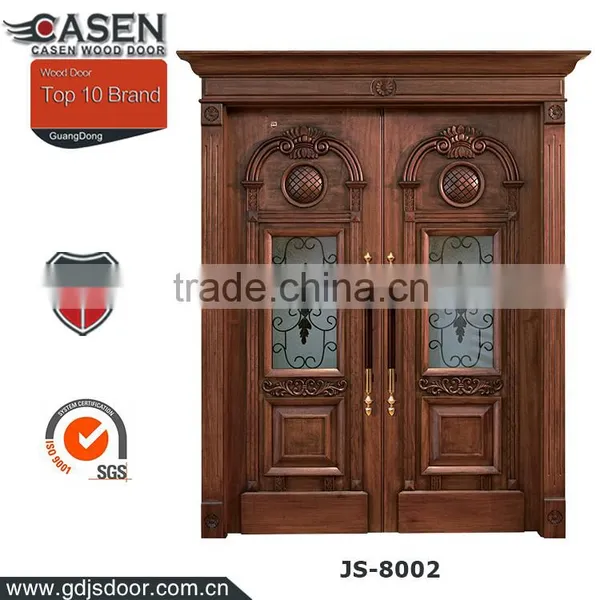 Exotic Design Cherry Solid Wood Pocket Doors photo-2