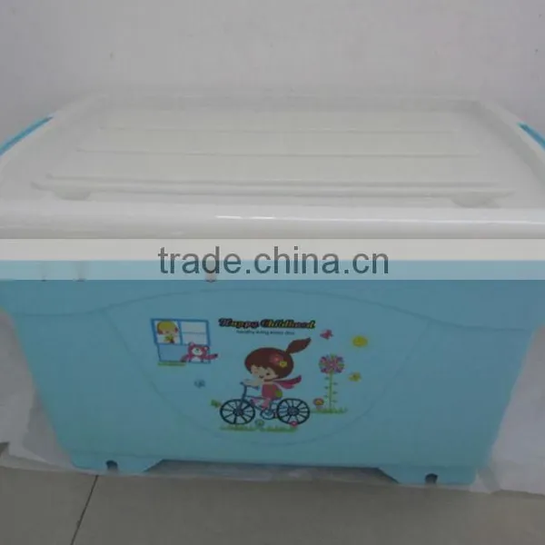 30L Plastic Storage Container With Wheels