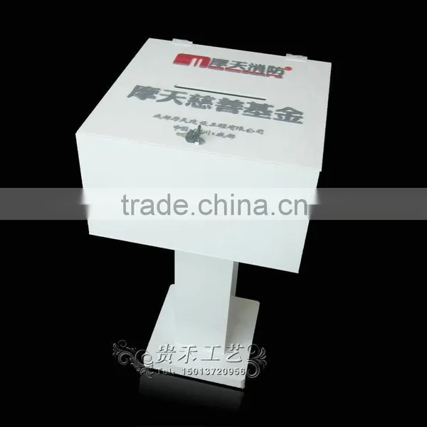 GH-RJ008 Competitive Price Acrylic Donation Box With Lock ,Acrylic Suggestion Box photo-5