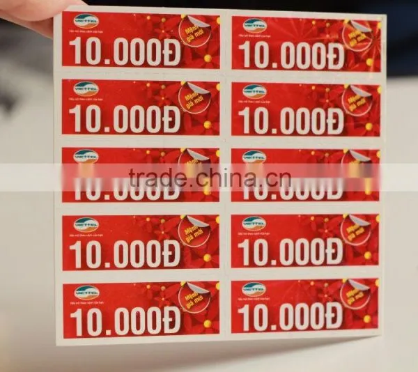 Prepaid Scratch Phone Card Printing photo-4