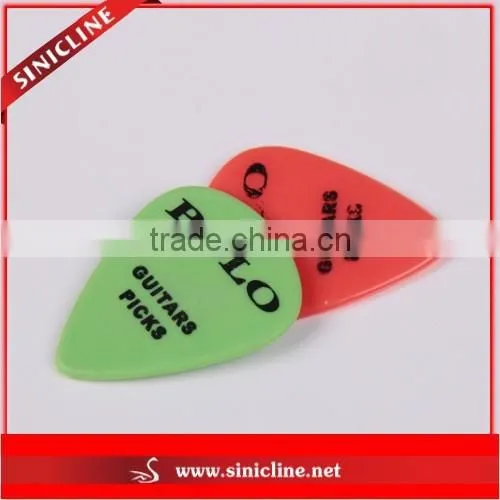 Colorful Custom PVC Guitar Picks From Factory Direct