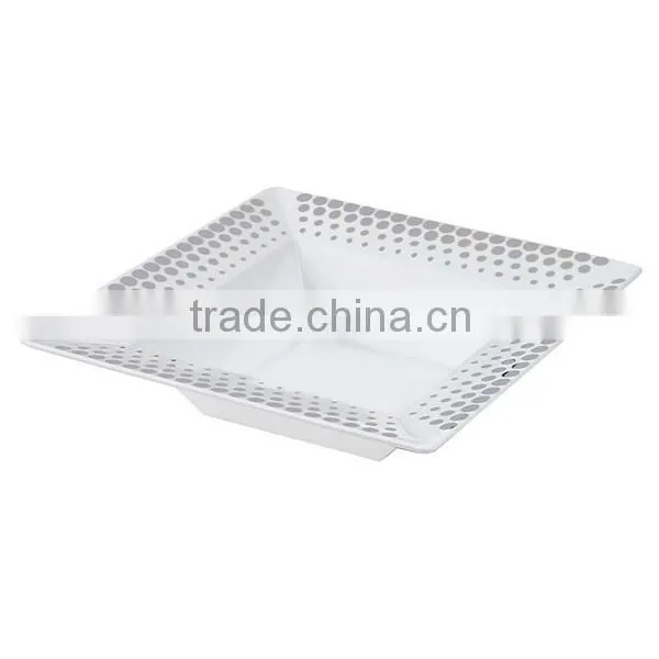 Disposable Plastic Silver/ Gold Coated Bowl photo-2