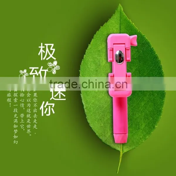 2015 Hot Selling Mini Monopod , Small Size Selfie Stick With Bluetooth as Gift photo-3