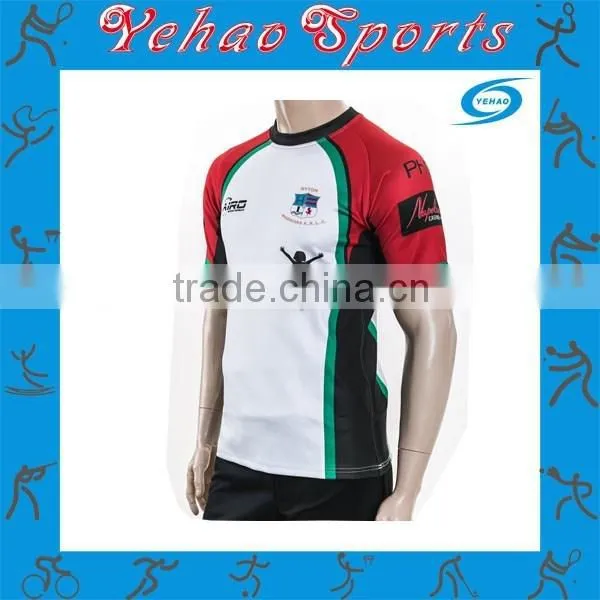 New Design Reasonable Price Full Dye Sublimation Rugby Jersey photo-3