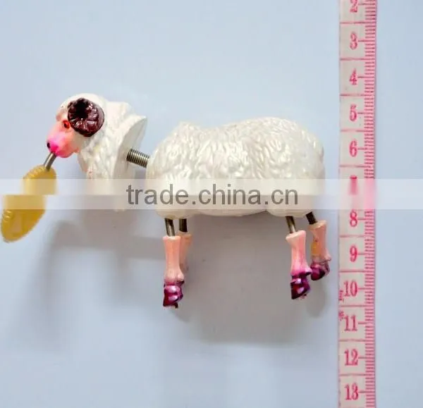 4 Inch Small Sheep Eat Dollor Plastic Fridge Magnets Maker photo-5