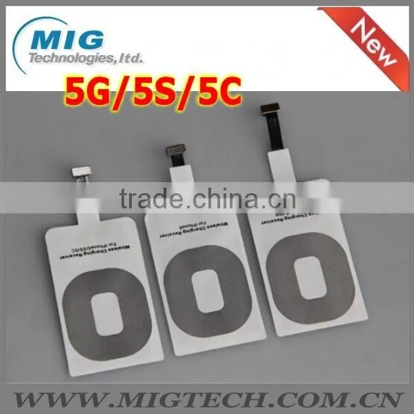 Qi Wireless Charger Receiver for IPhone 5/5s/5c, Portable Charger Receiver for IPhone 6/6s/6s/lighting Usb photo-5