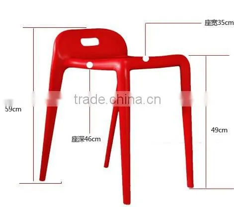Colorful New Style Plastic Small Stefano Giovannoni Replica Waiting Magis Yuyu Stools photo-5