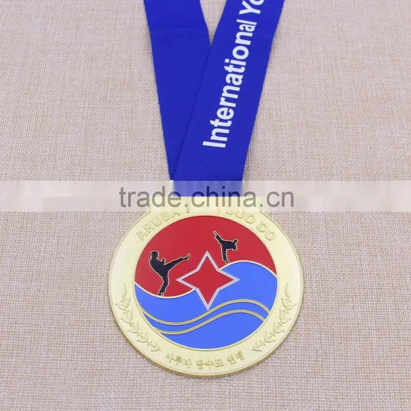 Wholesale Custom Cheap Gold Silver Bronze Award Jiu-jitsu Medals
