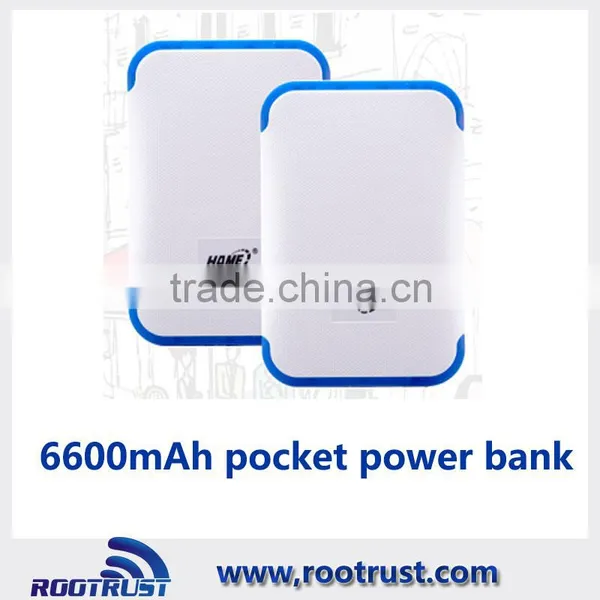 Universal Portable Mobile Power Bank Charger 6600mAh 6000mAh 5000mAh