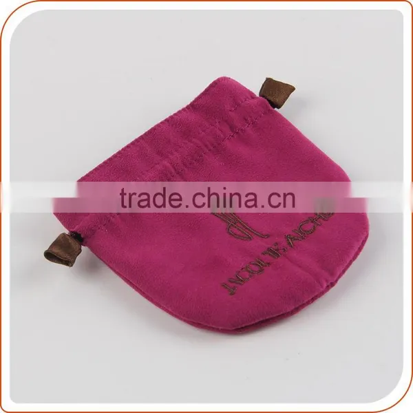 Double Drawstring Pouch With Custom Printed Logo Small Jewellery Bag photo-6