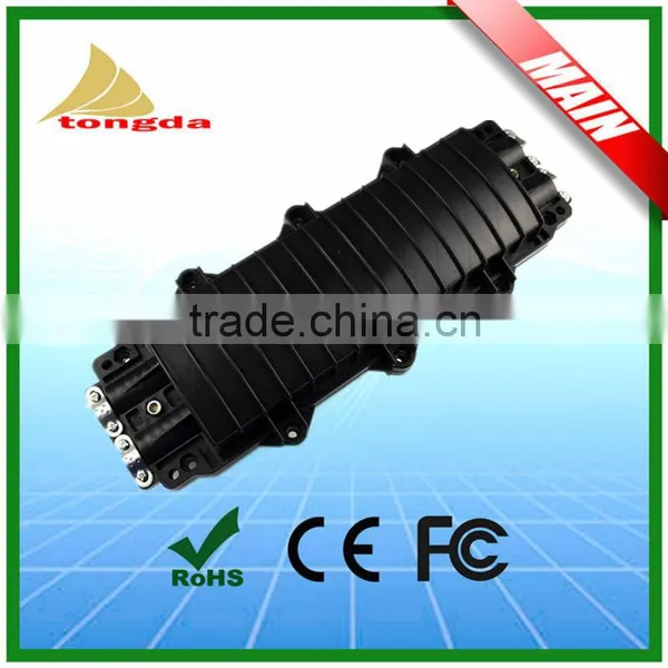 24 Core Fiber Optic Splice Closure Newest Horizontal Style 2-in 2-out photo-3