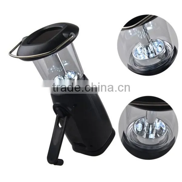 Hand Crank Generator Camping Lamp Hand Dynamo Solar Camping Lamp photo-5