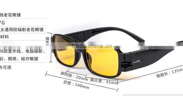 Fashion Reading Glasses Elder People Prescription Reading Eyewear Anti Blue Light Computer Glass photo-3