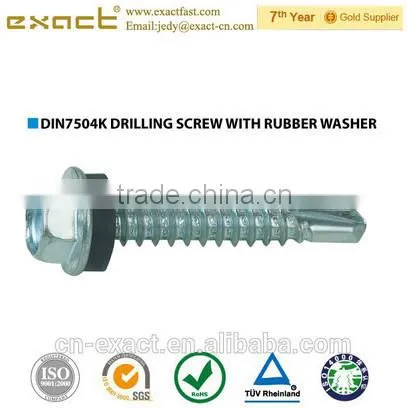 Self Drilling Screw With Hex Washer Head DIN7504K Chinese Manufacturer photo-5