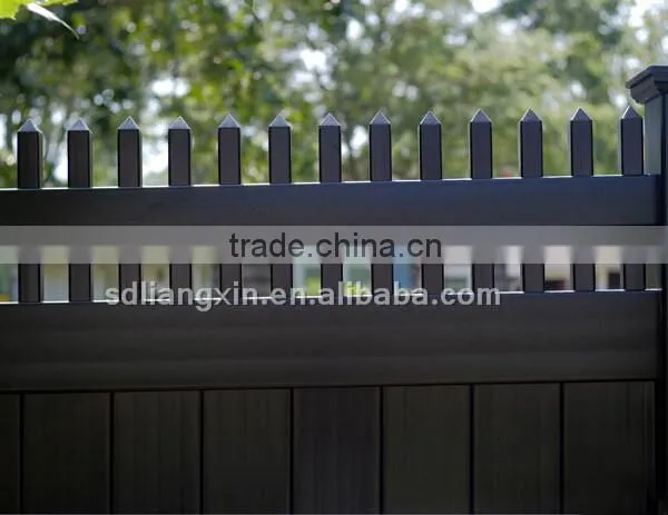 New Design Dark Brown Vinyl Fence photo-2