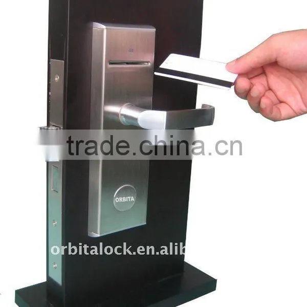 Smart IC Lock, rf Card Lock,hotel Card Lock,digital Door Lock,electronic Door Handle Lock,Euorpe RF Lock,hotel Room Card Lock photo-3
