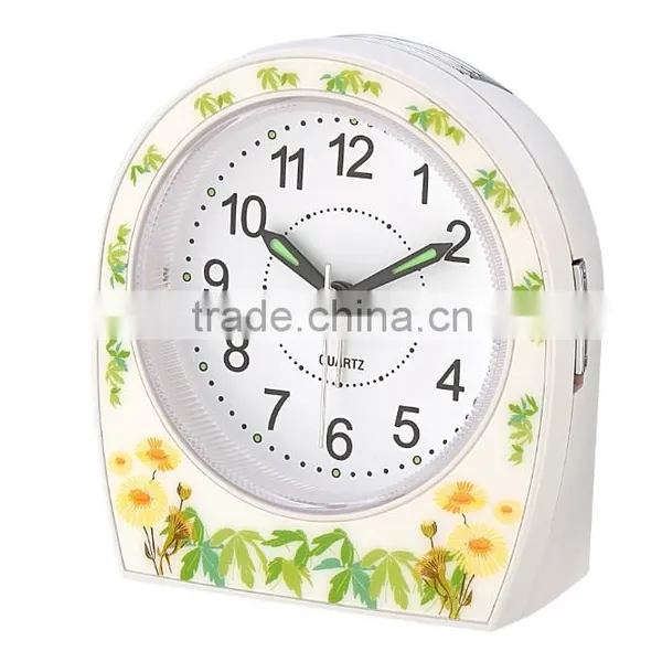Silk Printing Analog Quartz Office Use Alarm Clock photo-2