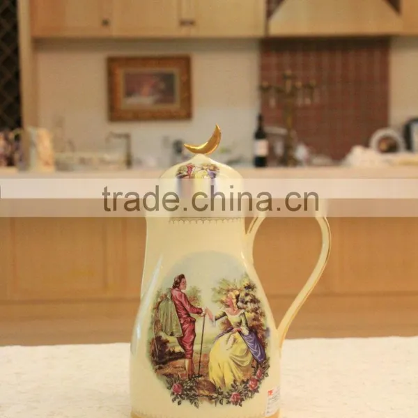 Modern Kitchen Design 850ml Ceramic Wholesale Thermos, Thermos Vacuum Flasks