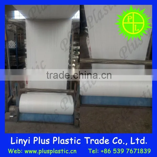 pp Woven Roll Tubular Woven Fabric Tube Woven Polypropylene Tube photo-2