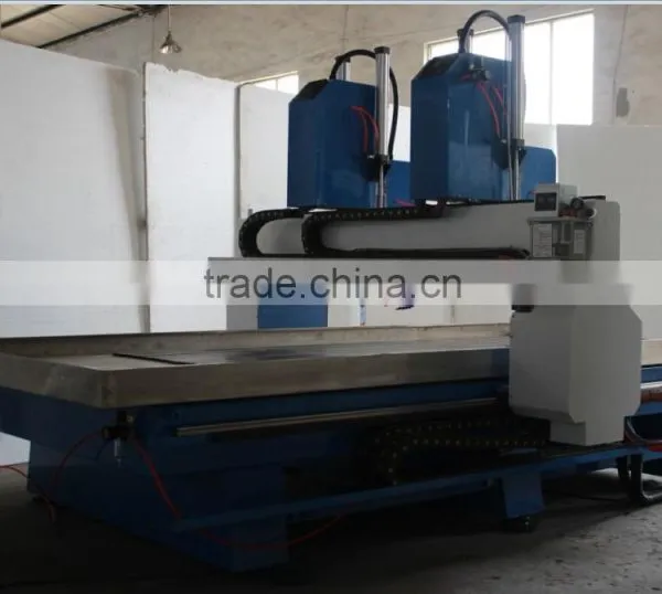 4*8 Feet 1325 Double Spindles 3D CNC Engraver With Air Cylinder for Z Holding Original NcStudio Dust Collector ZK-1325 photo-3