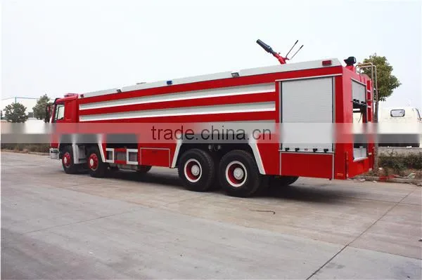 New Arrival Factory Sale Top Level 25ton Sinotruk Howo 8x4 Rescue Fire Engine photo-3