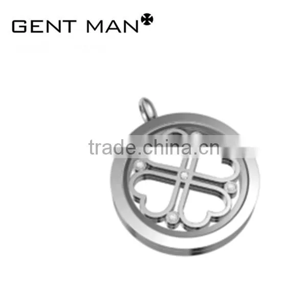 Antique Western Style Circle Shape 316L Stainless Steel Fashion Women Jewelry Pendant Necklace photo-5