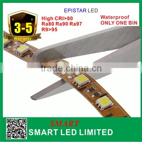 Good Quality Flexible 5050 SMD RGB LED Strip Light; RGB Color;60LEDs/m;DC24V; White Black Brown PCB, IP20/43/66/68 photo-5
