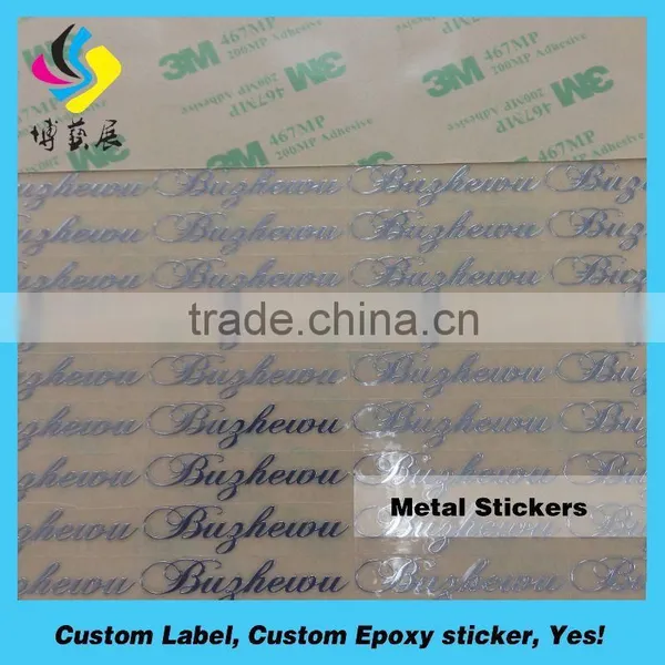 3M Adhesive Metal Car Sticker With Clear Epoxy photo-2