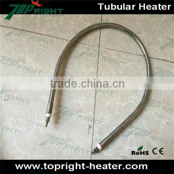 U Shape High Quality Customsized 3kw Crooked Flange Tubular Heater photo-2