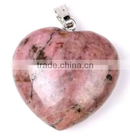 All Kinds Wholesale Heart Shape Crystal Gemstone Pendant Gemstone Jewelry photo-5