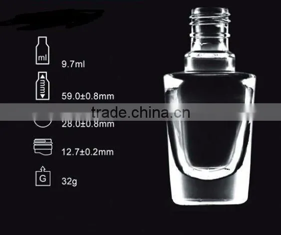 Custom Made Glass Nail Enamel Bottle Manicure photo-2