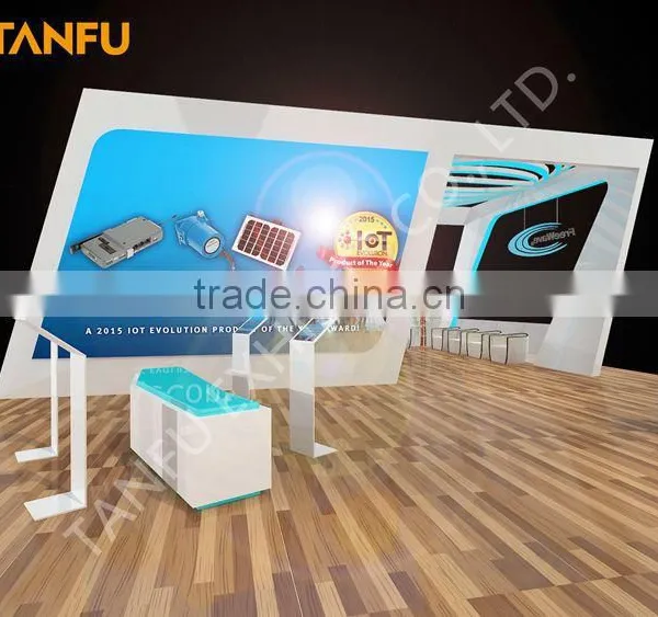 TANFU Customized 10m x 20m Modular Exhibition Booth for CES Show photo-4