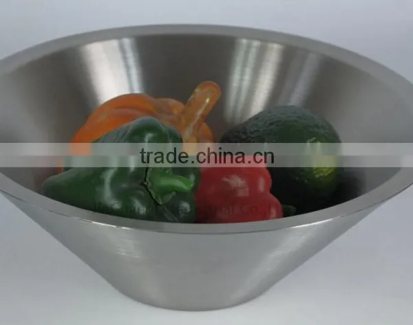 2016 Elegant Designs Stainless Steel Double Wall Fruit Dish photo-6