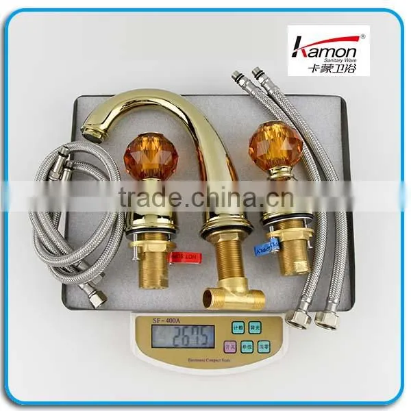 Antique Roman Gold Bathroom Faucet photo-6